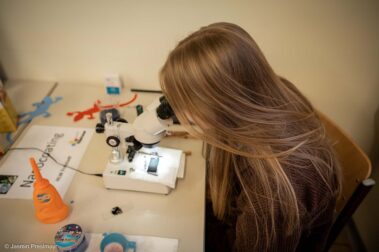 Mikroskopieren - Foto: Jasmin Preslmayr