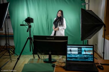 Greenscreen - Foto: Jasmin Preslmayr