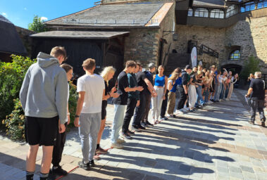 Schülerdelegation beim European Youth Forum Neumarkt 2023