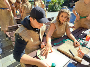 Schülerdelegation beim European Youth Forum Neumarkt 2023