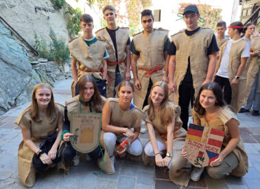 Schülerdelegation beim European Youth Forum Neumarkt 2023