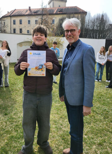Urkunden für die teilnehmenden Schüler:innen