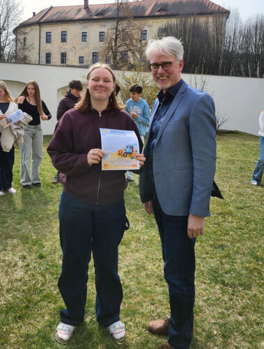 Urkunden für die teilnehmenden Schüler:innen