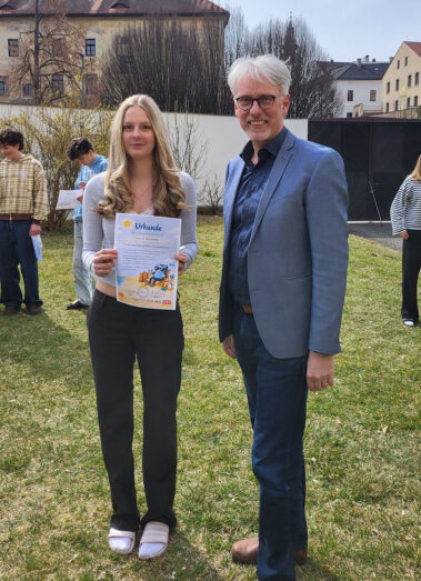 Urkunden für die teilnehmenden Schüler:innen