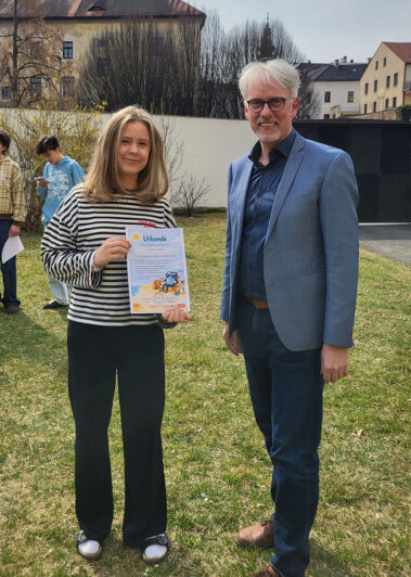 Urkunden für die teilnehmenden Schüler:innen