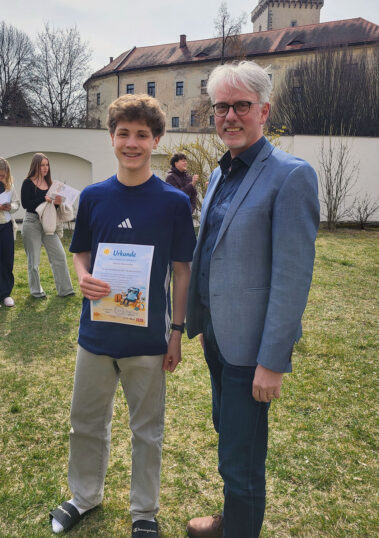 Urkunden für die teilnehmenden Schüler:innen