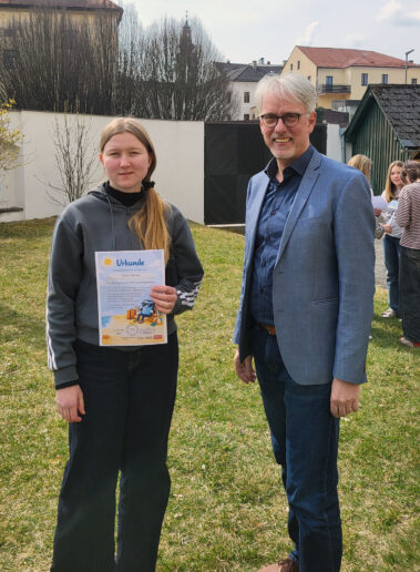 Urkunden für die teilnehmenden Schüler:innen