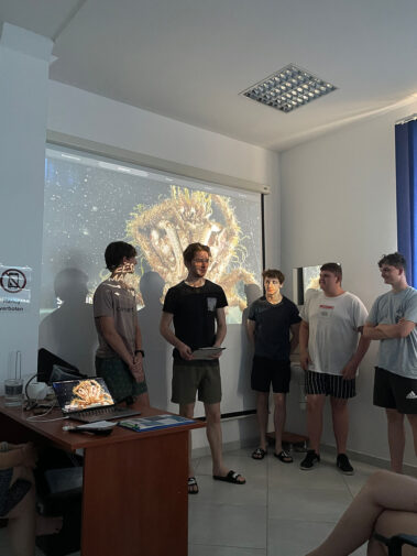Meeresbiologische Projektwoche der Bionik-Vertiefung in Pula