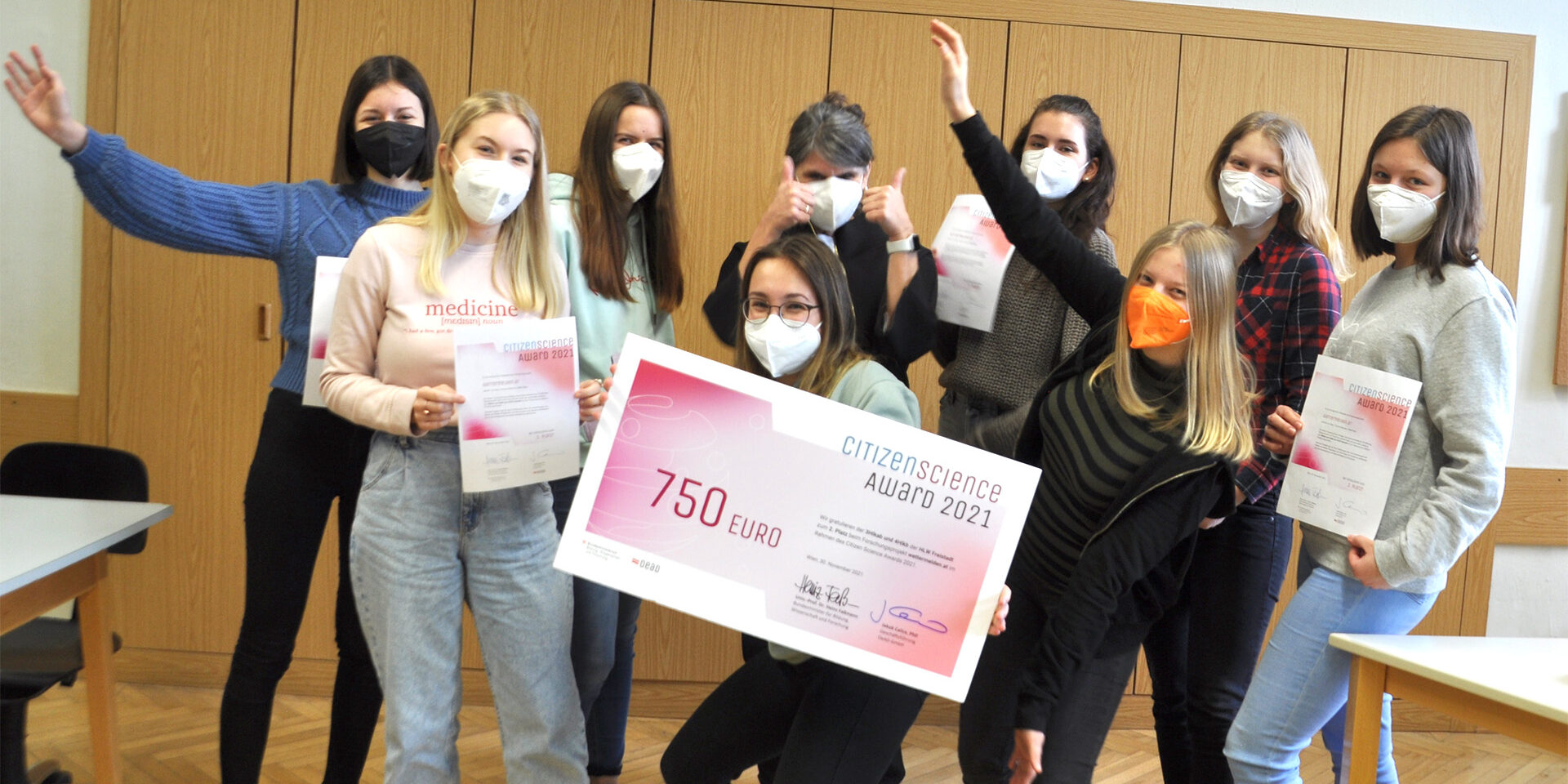 Gewinnerinnen des CitizenScience Awards 2021 (2. Platz)