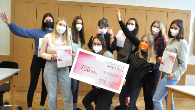 Gewinnerinnen des CitizenScience Awards 2021 (2. Platz)