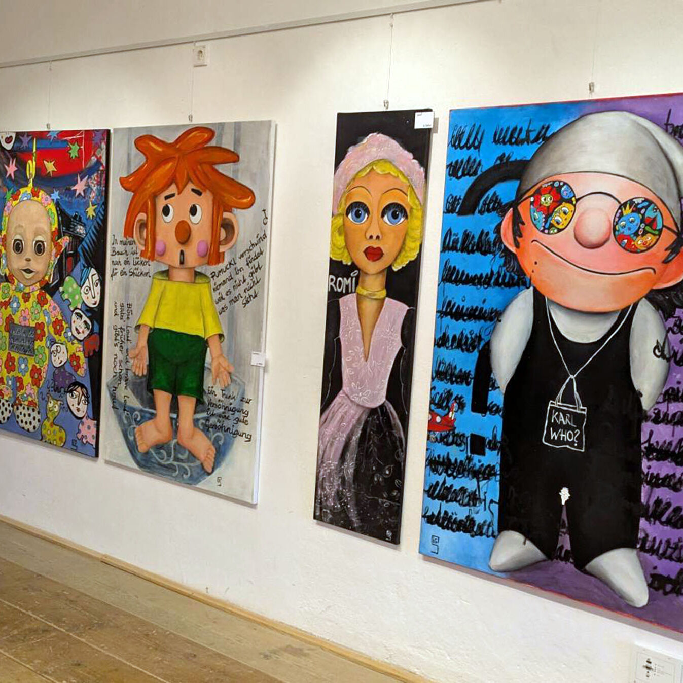 Besuch der Ausstellung "Karli meets Toys" (Brauhaus Galerie)