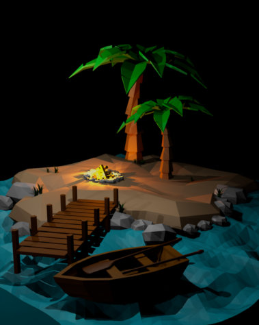 Low Poly Model by Nicole Wiesmüller