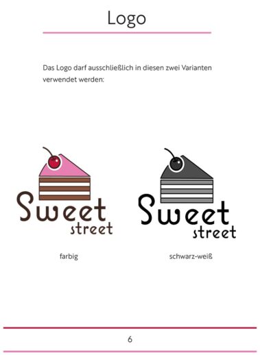 "Sweet street" von Leona Fitzinger