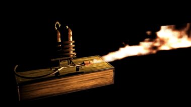 "Flammenwerfer" von Jonas Bauerac