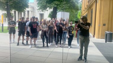 Spiegelung im Lenbachhaus