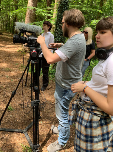 Bavaria Filmstudios - Filmendes Klassenzimmer