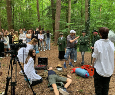 Bavaria Filmstudios - Filmendes Klassenzimmer