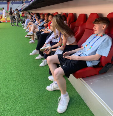 ... auf der Spielerbank des FC Bayern