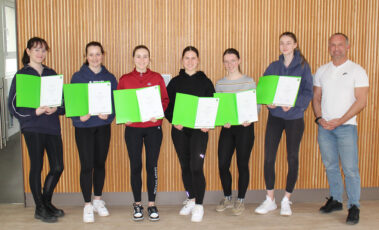 Junios Fitness- und Wellnesstrainierinnen an der HLW Freistadt