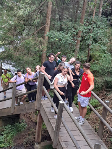 Schülerdelegation beim European Youth Forum Neumarkt 2023