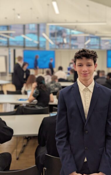 Schüler:innen aktiv beim europäischen Jugendparlament (Münster)