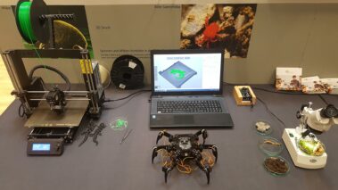 Bionik Messestand 3D-Druck