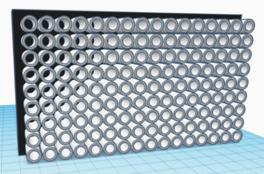 Modell Wand - dem Eisbärfell nachempfunden