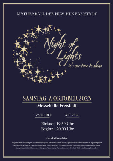 Maturaball Flyer 2023