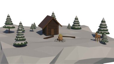 Low Poly World von Manuela Hahn