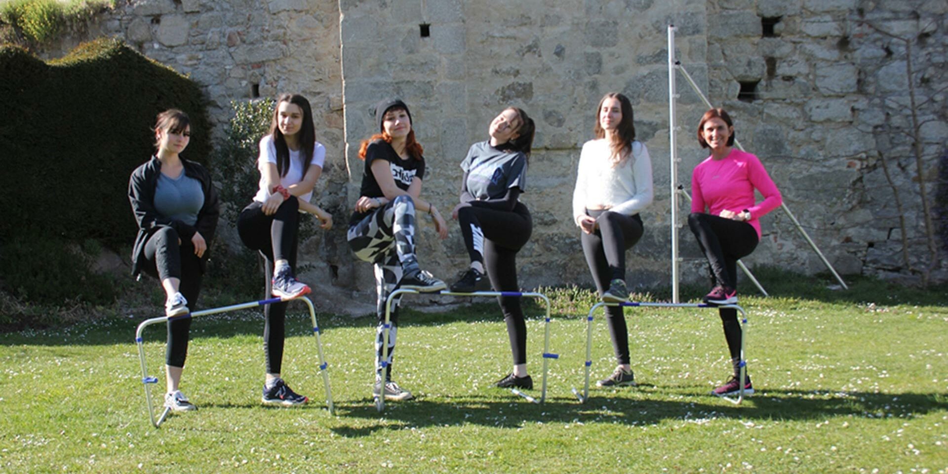 10fache Staatsmeistern HLW Freistadt Posieren