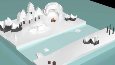Low Poly World von Anja Katzmayr