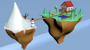 Low Poly World von Isabella Kuderna