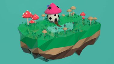 Low Poly World von Leona Fitzinger