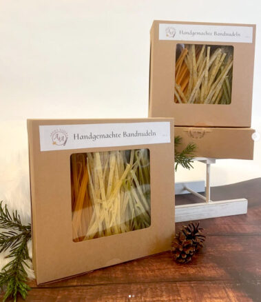 Handgemachte Bandnudeln der Junior Company "Aroma Alegra"