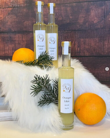 Orangen Likör der Junior Company "Aroma Alegra"