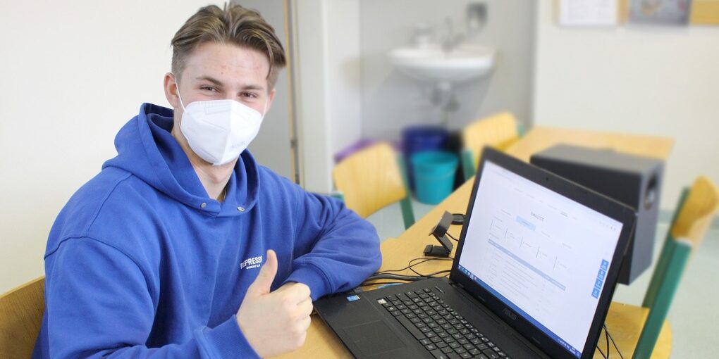 Noah Bauer - kämpft um einen Platz beim Börsenspiel