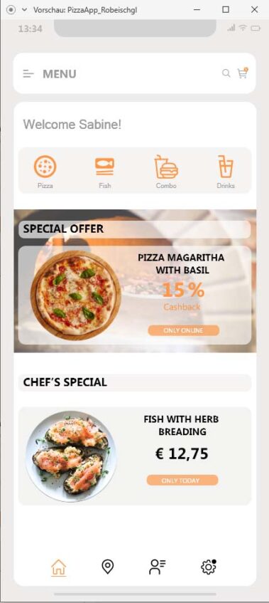 Pizza online by Leni Robeischl