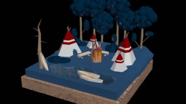 Low Poly World von Raphaela Leitner