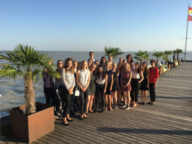 Gruppenfoto am Neusiedlersee