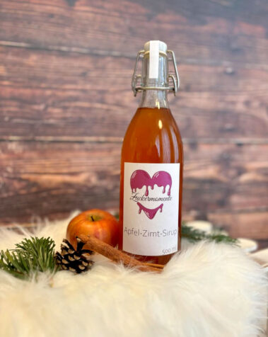 Apfel-Zimt-Sirup der Junior Company "Zuckermomente"