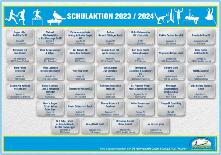 Sponsoren HLW | HLK Freistadt - Österreichische Schulsporthilfe