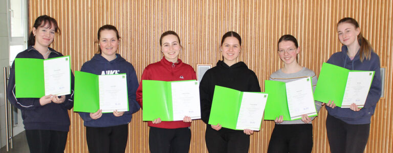 Junios Fitness- und Wellnesstrainierinnen an der HLW Freistadt