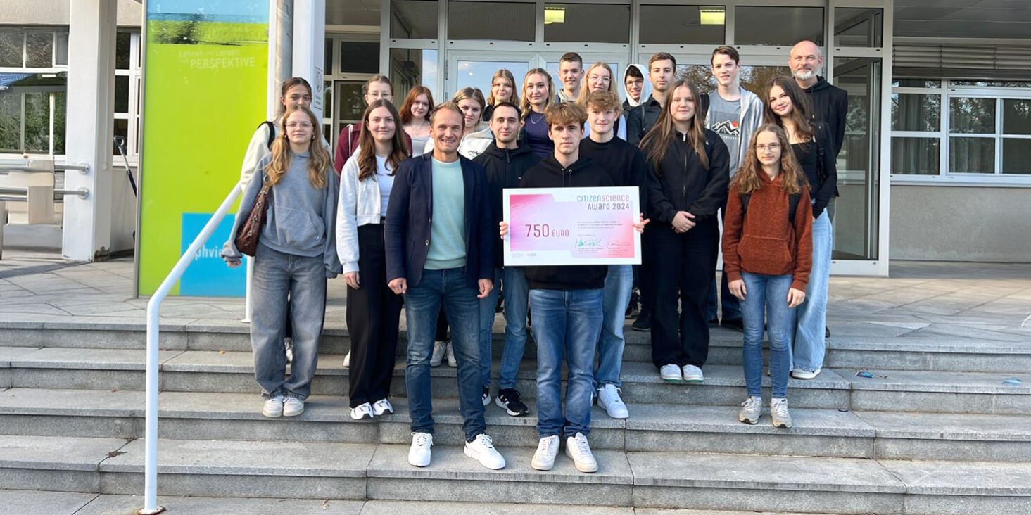 1. und 2. Platz beim Citizen Science Award 2024