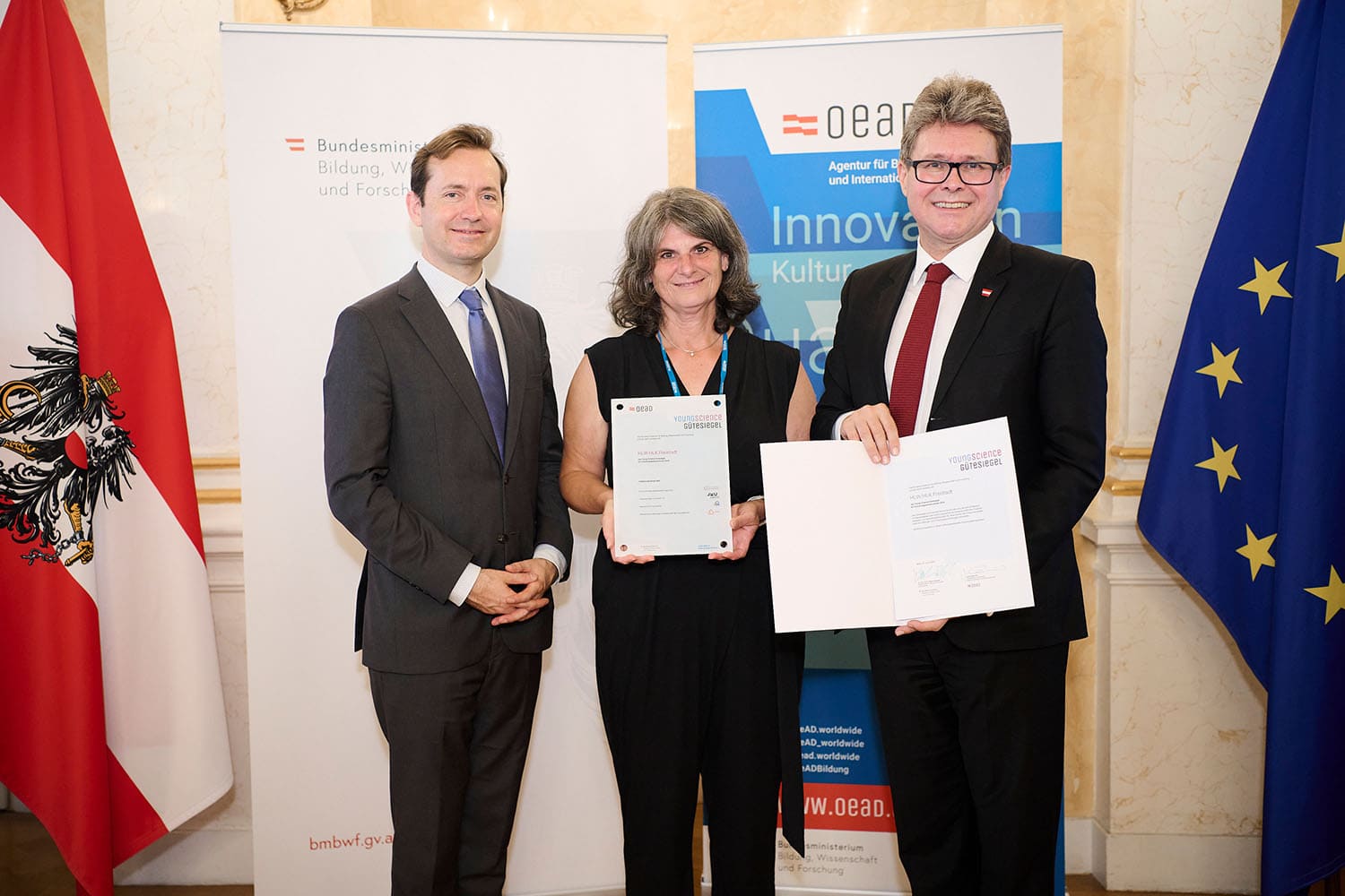 Young Science Gütesiegel Überreichung